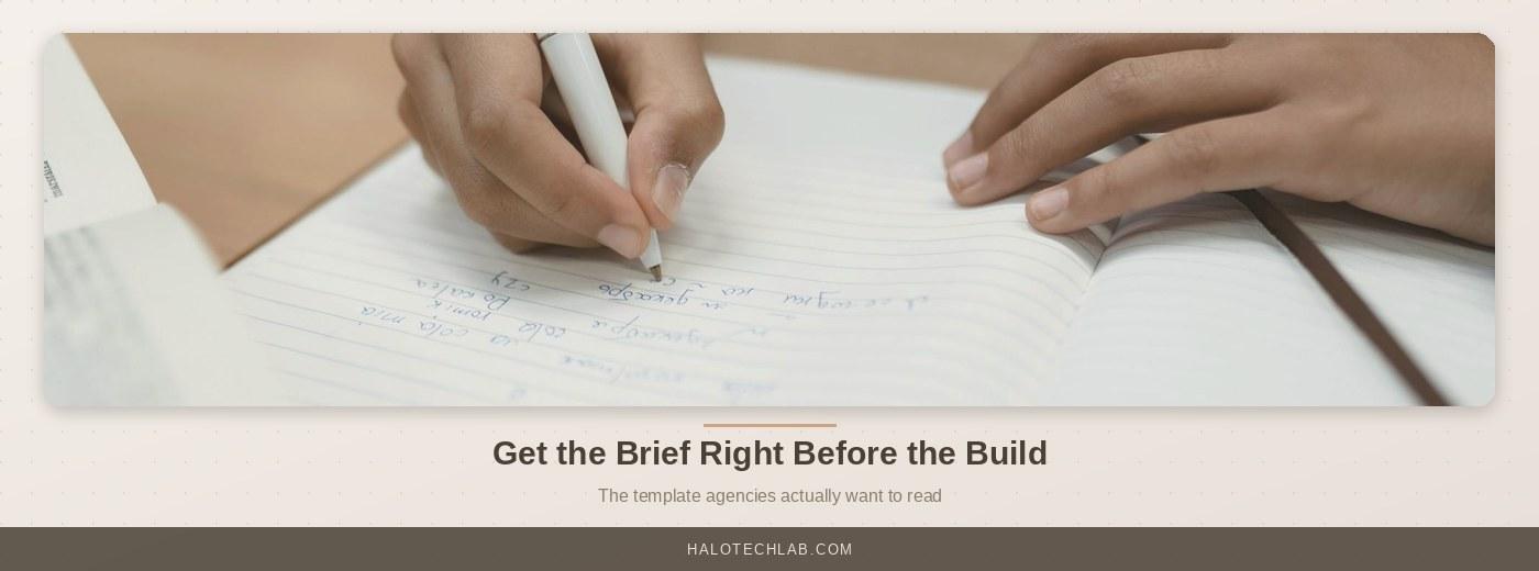 How to Write a Brief for a Web Development Agency (With Template)